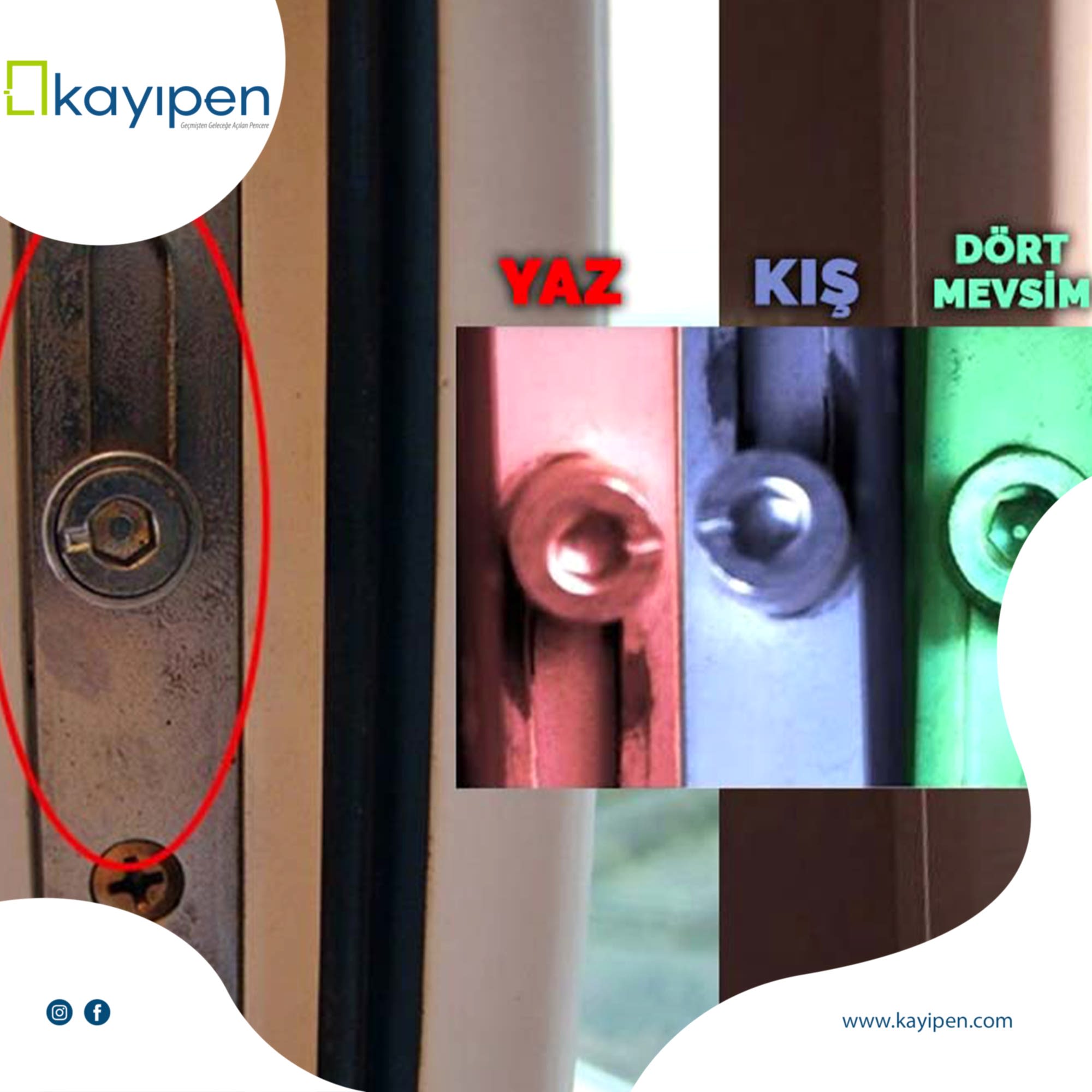 PVC PENCERELERDE KIŞ-YAZ AYARI YAPMAK